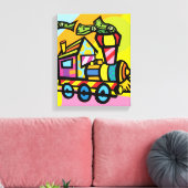 Toile Train d'argent (Insitu(Salon))