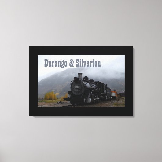Toile Train de Durango et Silverton (Recto)