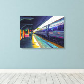 Toile Train de l'après-midi (Insitu (Plancher de Bois))