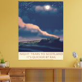 Toile Train de nuit pour l'Écosse (Insitu(Salon))