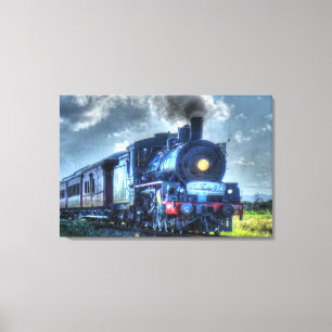 TOILE TRAIN DE VAPEUR QUEENSLAND AUSTRALIE AVEC DES