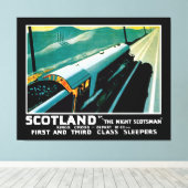 Toile Train d'Express de nuit écossais (Insitu (Plancher de Bois))