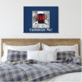 Toile Train ferroviaire Black and Red Heritage (Insitu(Chambre))