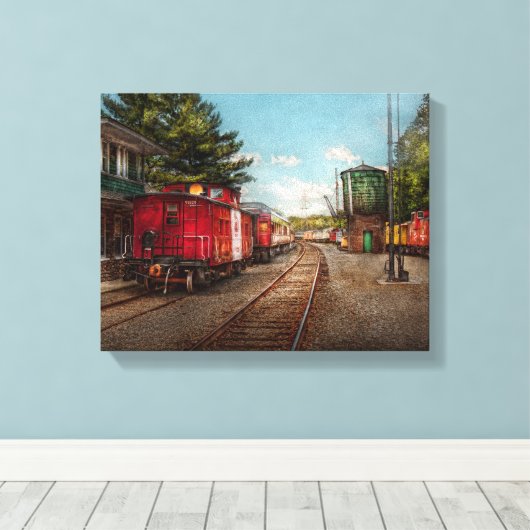 Toile Train - Fourgon de queue - Billets s'il vous plaît (Insitu (Plancher de Bois))