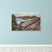 Toile Train Hiawatha Streamline (Insitu (Plancher de Bois))