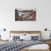 Toile Train Hiawatha Streamline (Insitu(Chambre))