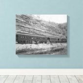 Toile Train sur Burlington et Missouri (Insitu (Plancher de Bois))