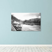 Toile Train touristique du projet Skagit (Insitu (Plancher de Bois))