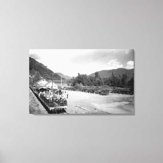 Toile Train touristique du projet Skagit (Recto)