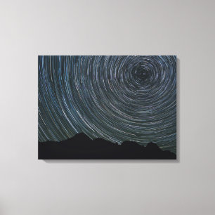 Toile Traînées d'étoiles autour de Polaris Ingalls Pas