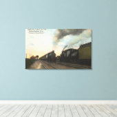 Toile Trains #4 et #5 Passage (Insitu (Plancher de Bois))