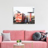 TOILE TRAINS À VAPEUR (Insitu(Salon))