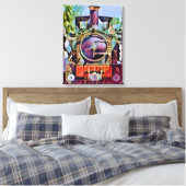 TOILE TRAINS À VAPEUR (Insitu(Chambre))