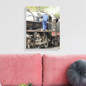 TOILE TRAINS À VAPEUR (Insitu(Salon))