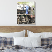 TOILE TRAINS À VAPEUR (Insitu(Chambre))