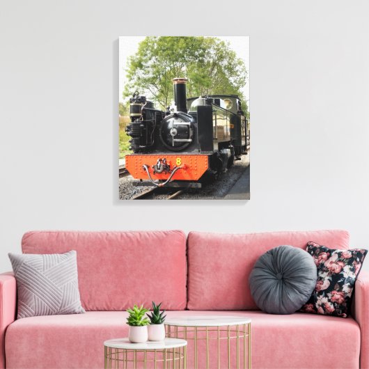 TOILE TRAINS À VAPEUR (Insitu(Salon))