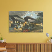 Toile Trains de l'Express de la foudre, 1863 (Insitu(Salon))