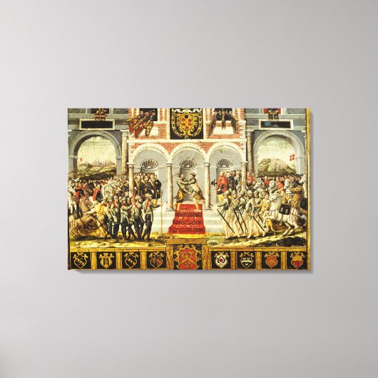 Toile Traité de Cateau-Cambresis (Recto)