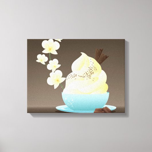 Toile Traitement de la crème glacée (Recto)