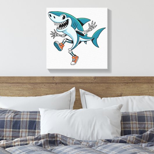 Toile Tralalero Tralala SkeleBoo Halloween Conception (Insitu(Chambre))