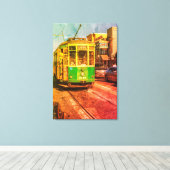 Toile Tramway de San Francisco vintage (Insitu (Plancher de Bois))