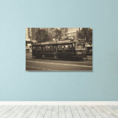 Toile tramway vintage de Melbourne (Insitu (Plancher de Bois))