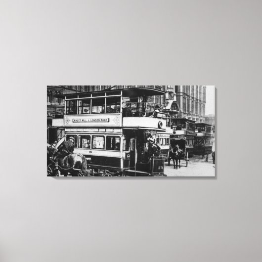 Toile Tramways à Manchester, vers 1900 (Recto)