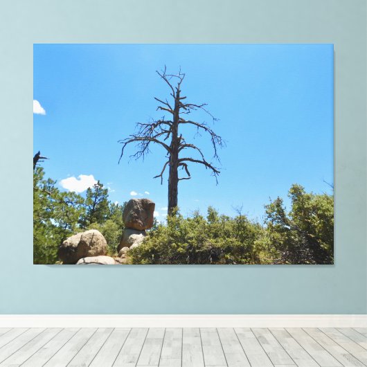 Toile Tranche du Ciel (Insitu (Plancher de Bois))