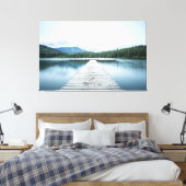 Toile Tranquil Escape – Lakeside Dock Serenity (Insitu(Chambre))