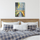 Toile Tranquil River Path Impressionniste Paysage Art (Insitu(Chambre))