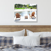 Toile Tranquille Chaises de plage photo (Insitu(Chambre))