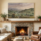 Toile Tranquille sérénité : "Bâtiment" d'Alphonse Dousse