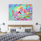 Toile Tranquillité Abstrait Fluid Art (Insitu(Chambre))