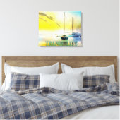 Toile Tranquillité - Bateaux À Voile Amarrés Dans Les Ea (Insitu(Chambre))