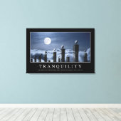 Toile Tranquillité : Citation inspirante (Insitu (Plancher de Bois))