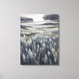 Toile Tranquillité en hiver