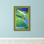 Toile Transadriatica Navigazione Aerea (Insitu (Plancher de Bois))