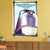 Toile Transcontinental Railroad USA. (Insitu(Salon))