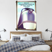 Toile Transcontinental Railroad USA. (Insitu(Chambre))