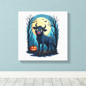 Toile Transformation de loup-garou de vache (Insitu (Plancher de Bois))