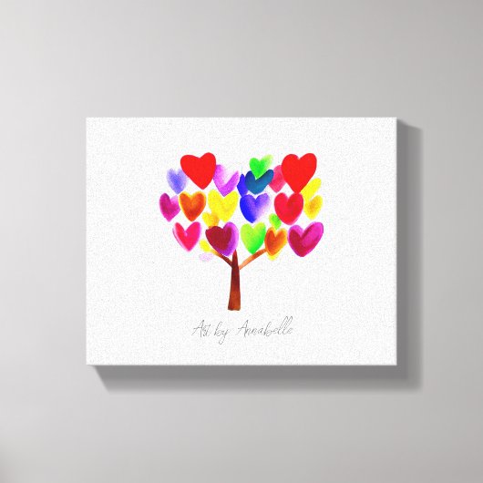 Toile Transformez votre oeuvre d'art pour enfants ou vot (Recto)