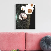 Toile Transition vers une autre dimension (Insitu(Salon))