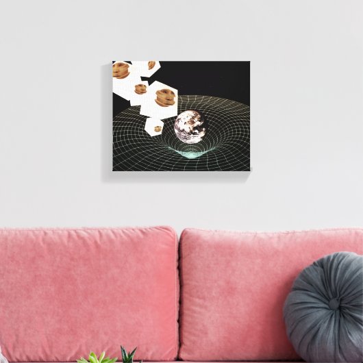 Toile Transition vers une autre dimension (Insitu(Salon))