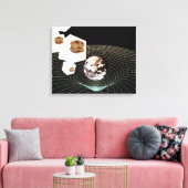 Toile Transition vers une autre dimension (Insitu(Salon))