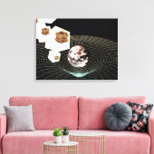 Toile Transition vers une autre dimension (Insitu(Salon))