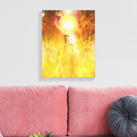 Toile TRANSMUTATION D'Oiseaux De Feu Phoenix (Insitu(Salon))