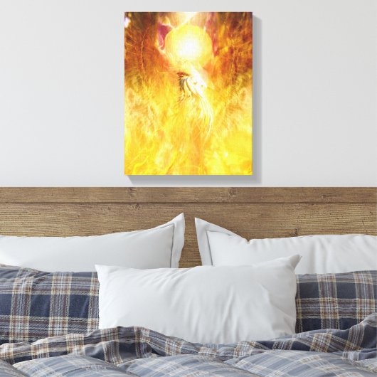 Toile TRANSMUTATION D'Oiseaux De Feu Phoenix (Insitu(Chambre))