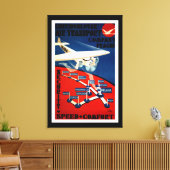 Toile Transport aérien tchécoslovaque - L (Insitu(Salon))