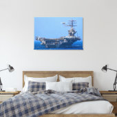 Toile TRANSPORTEUR D'AÉRONEF AMÉRICAIN - CVN-68 24x36 (Insitu(Chambre))