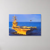 TRANSPORTEUR D'AÉRONEF AMÉRICAIN - CVN-69 24x36